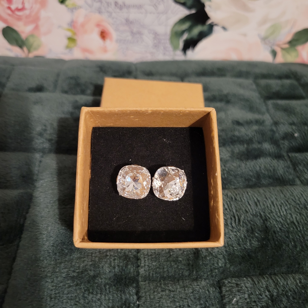 Elegant Silver Stud Earrings